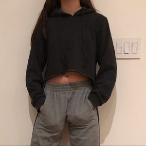 Brandy crop top hoddie